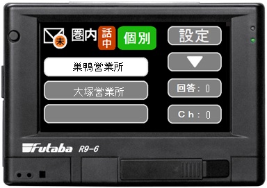 タッチパネル操作表示端末R9-6：タクシーメーター、デジタコ、ドラレコ